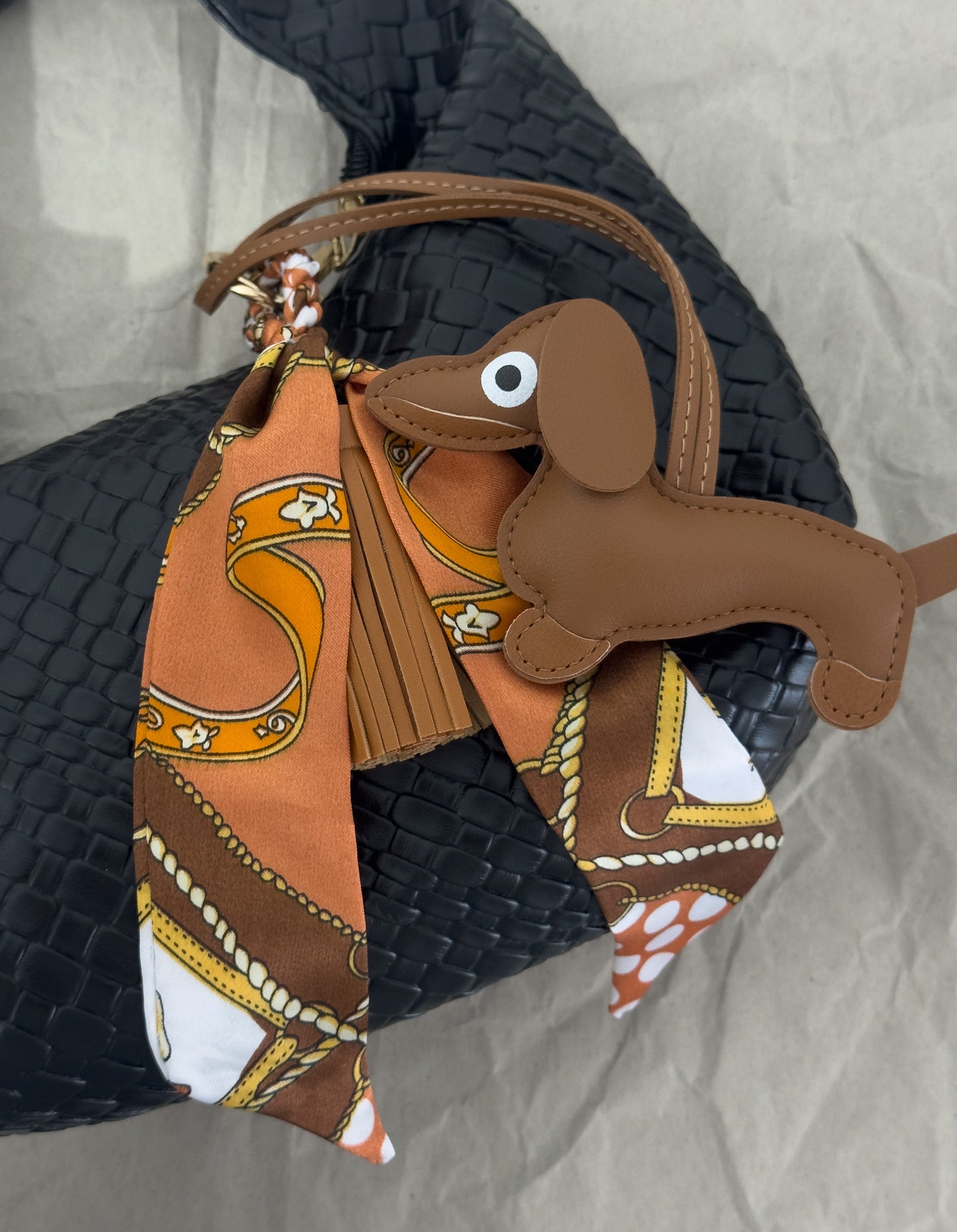 🐶 brown bag charm