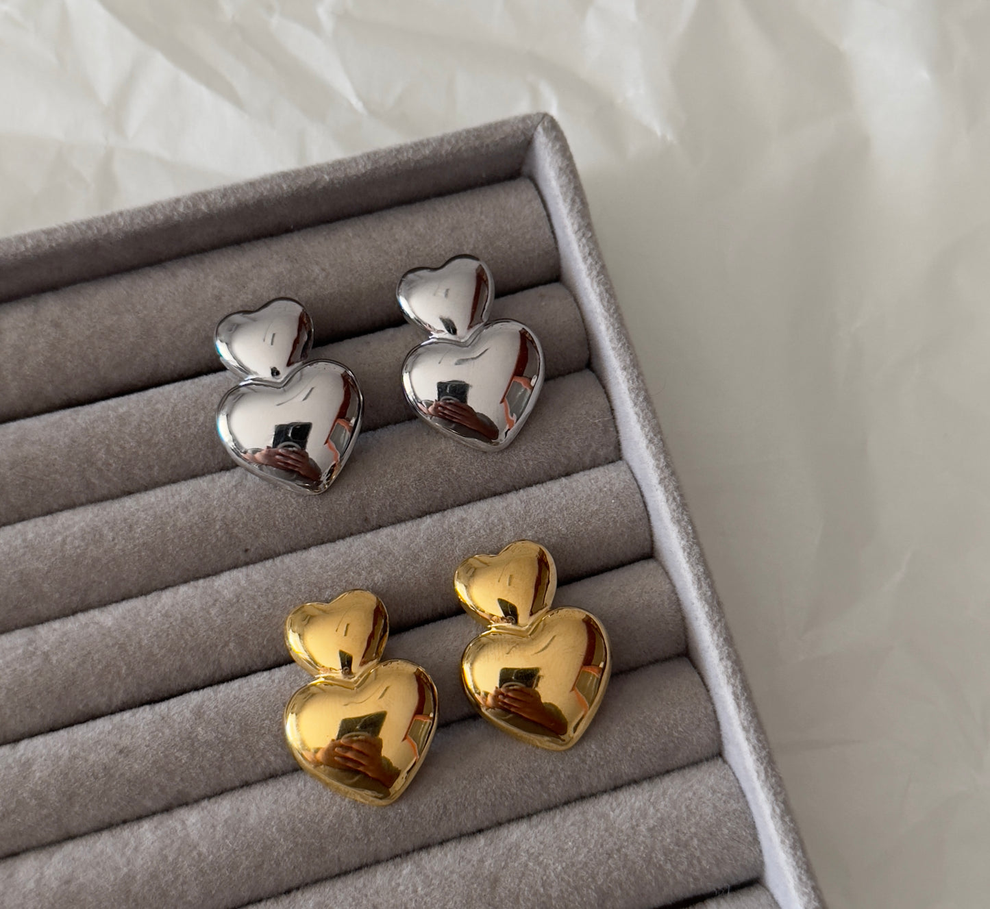 Double 🤍 earrings