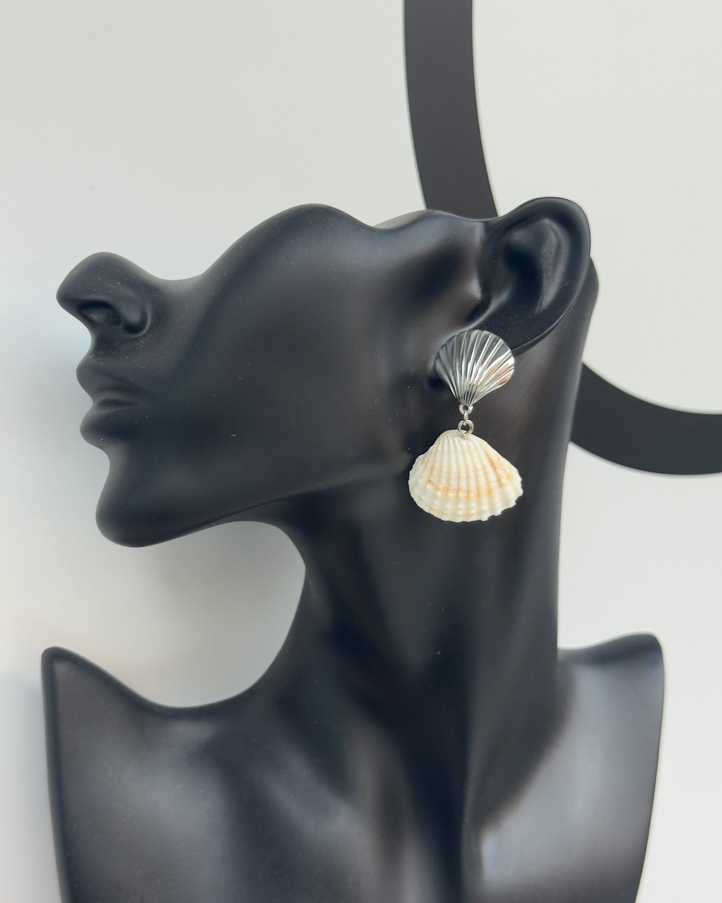 Natural shell earrings
