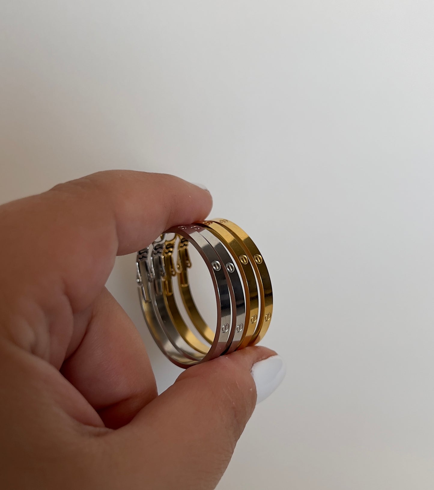 Cartier simple hoops