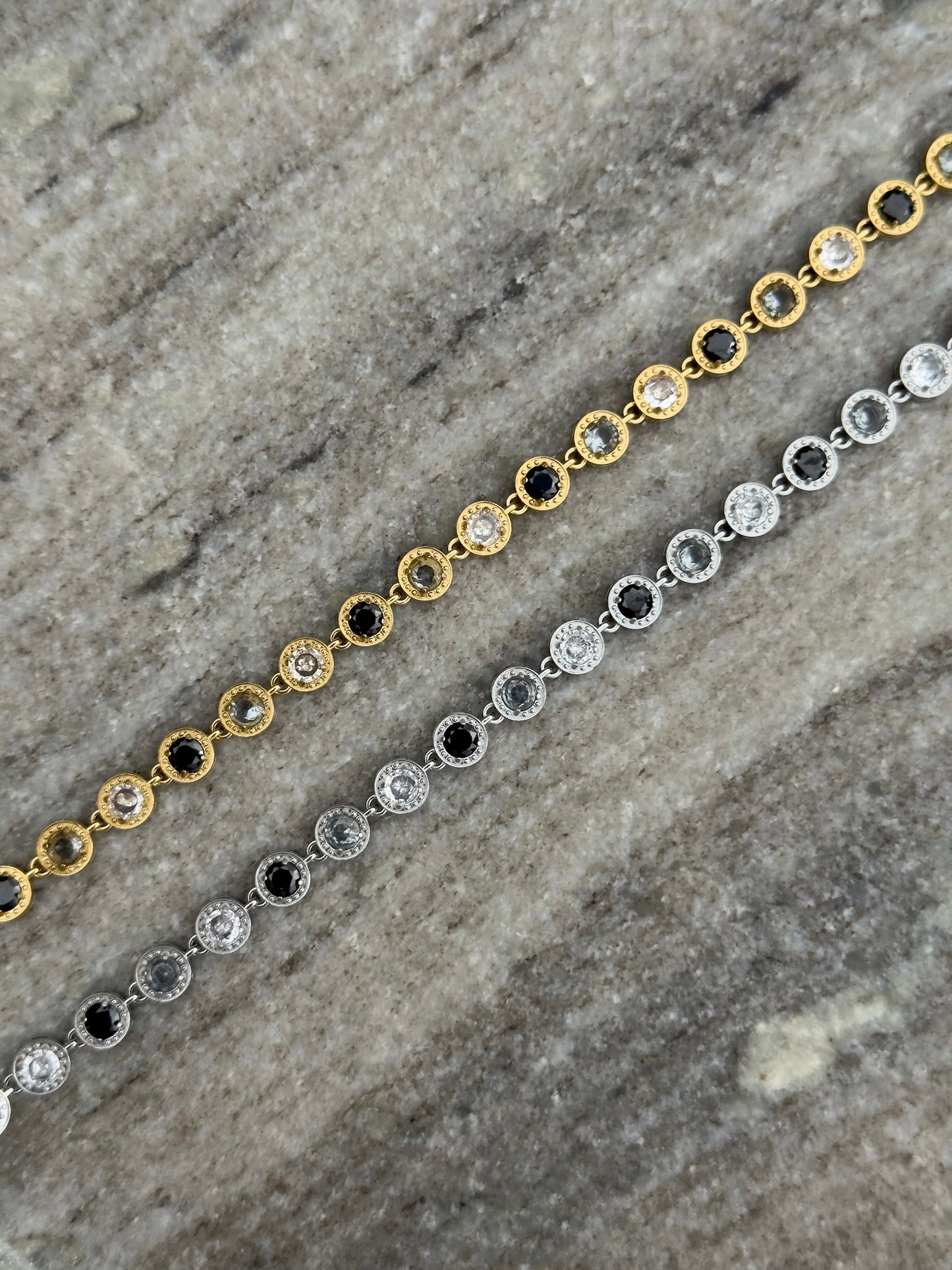 Black diamond necklace