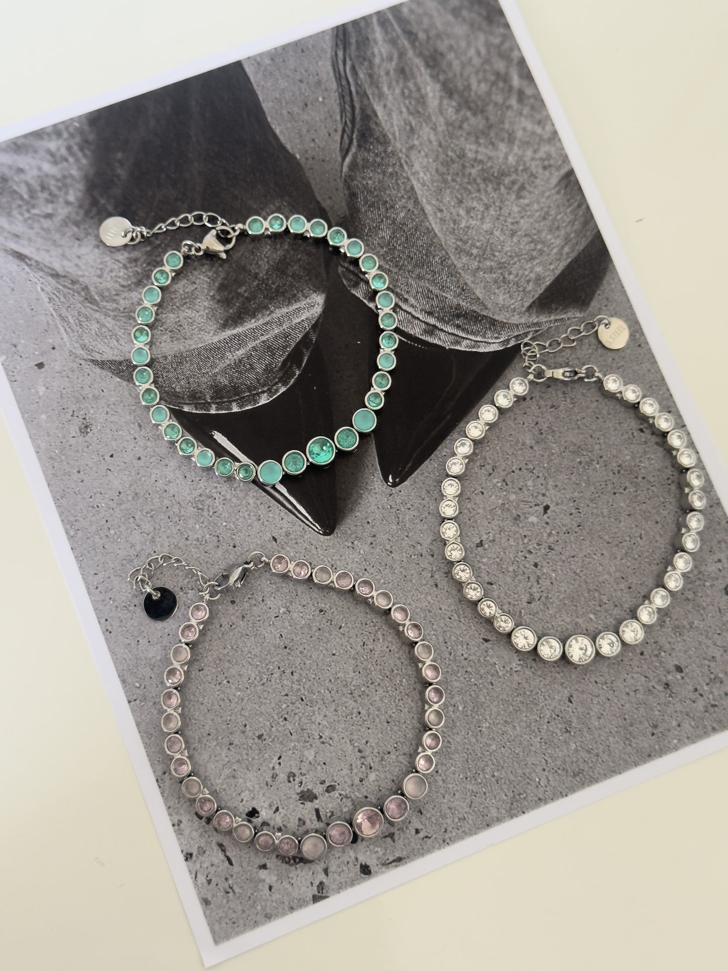 Crystal bracelet •SILVER EDITION•