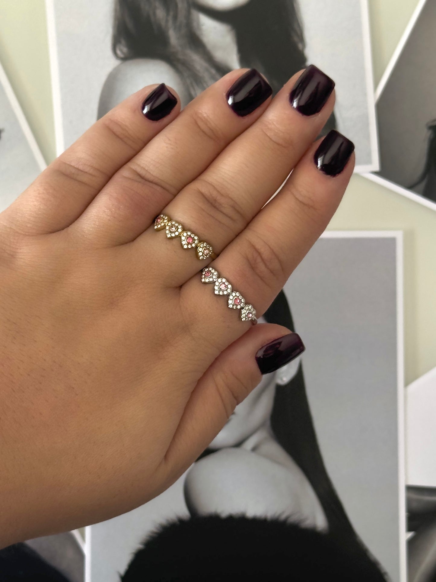 🩷 glam ring