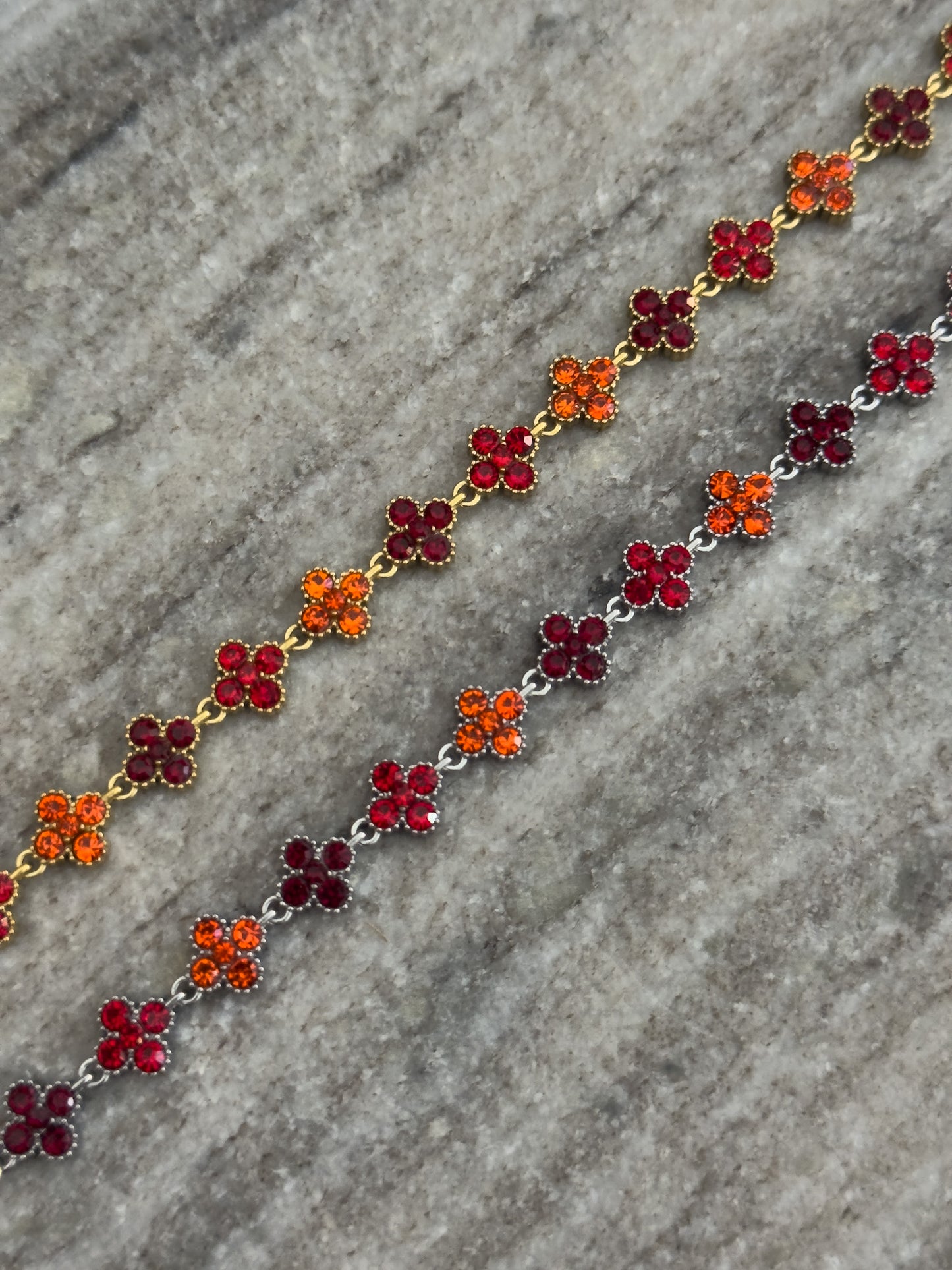 Red glam necklace