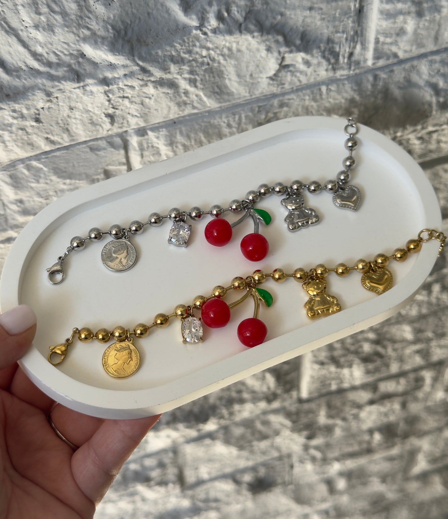 🍒charm bracelet