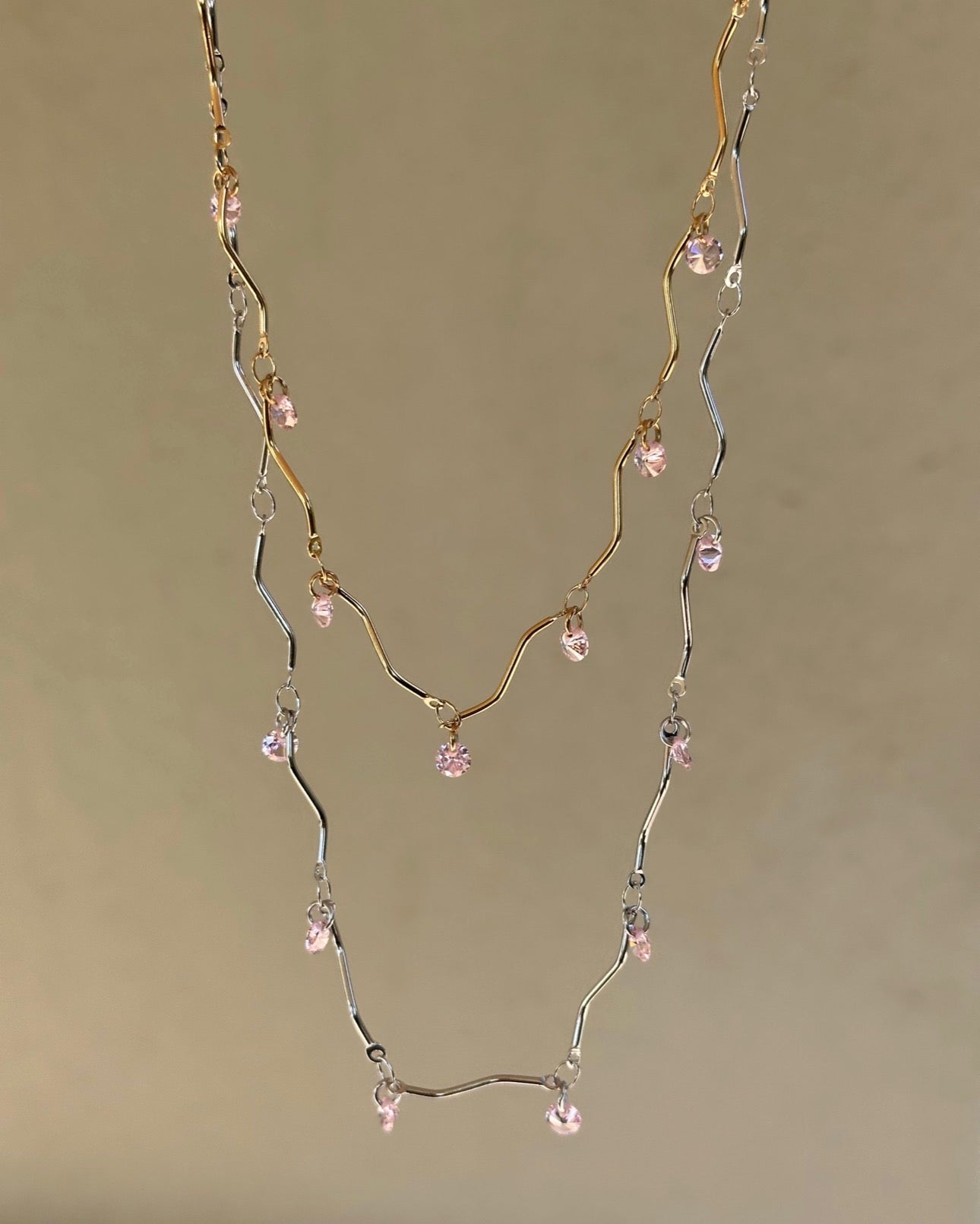 Pink crystals