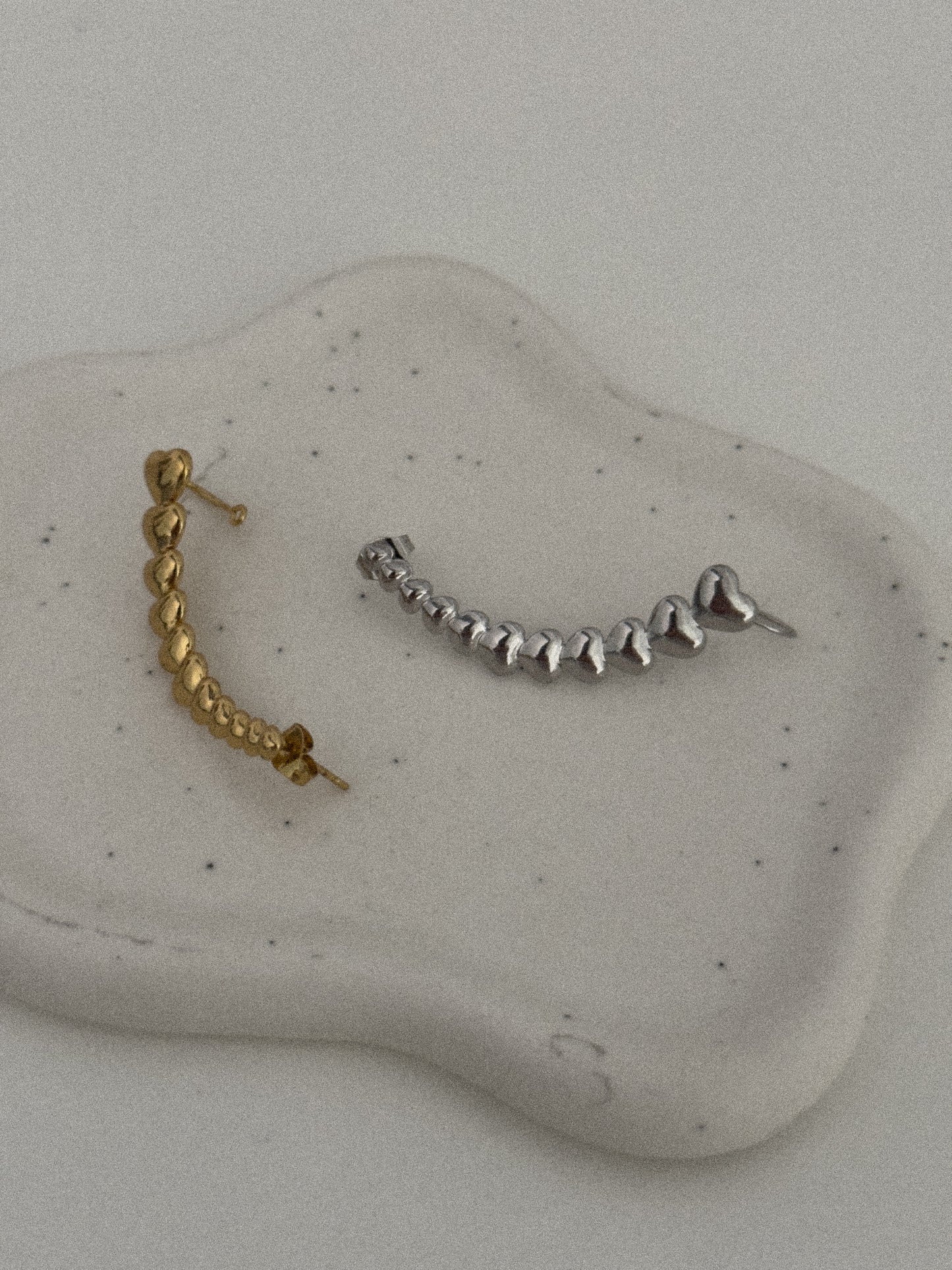 Ear cuffs with 🤍