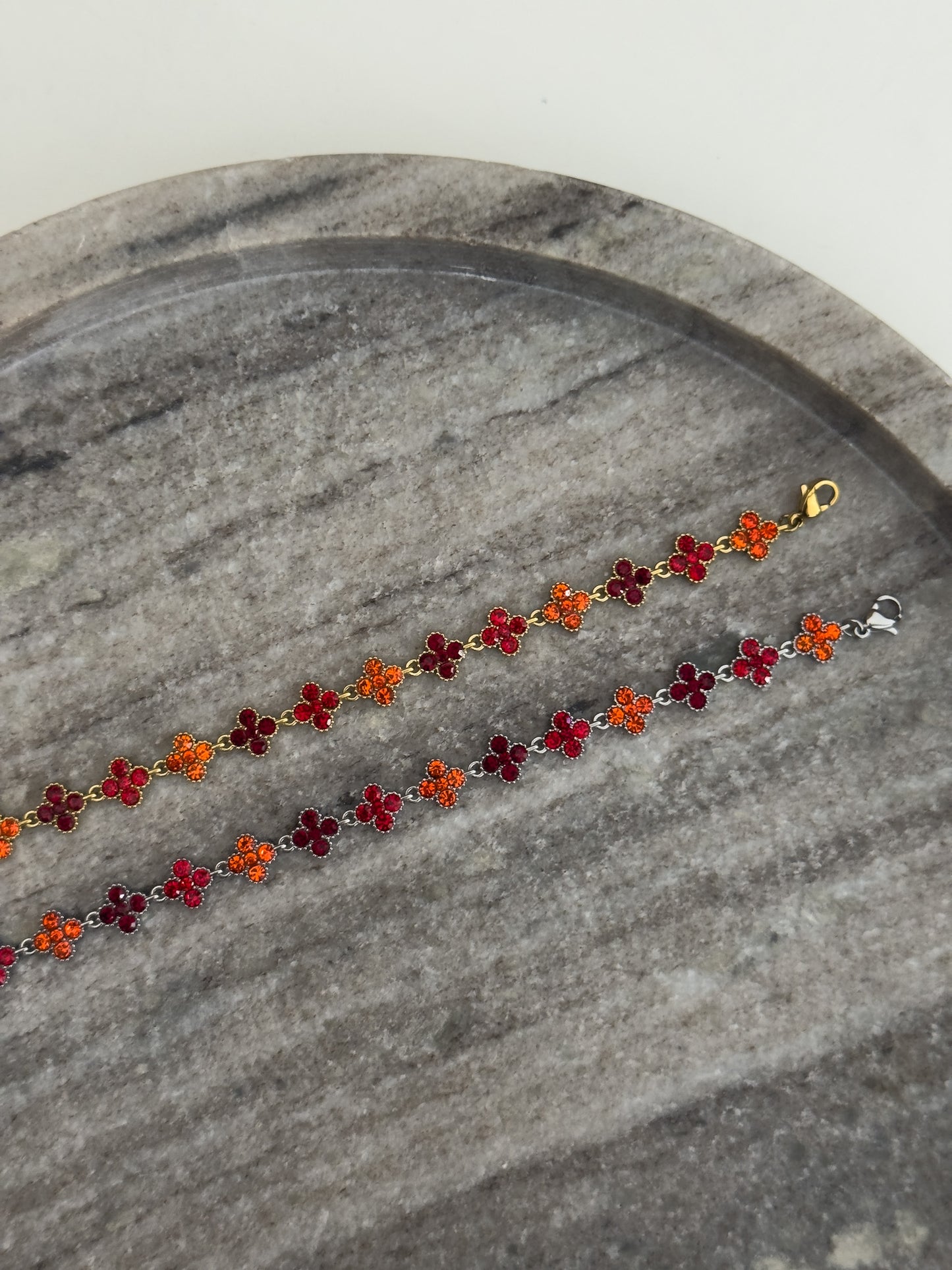 Red glam necklace