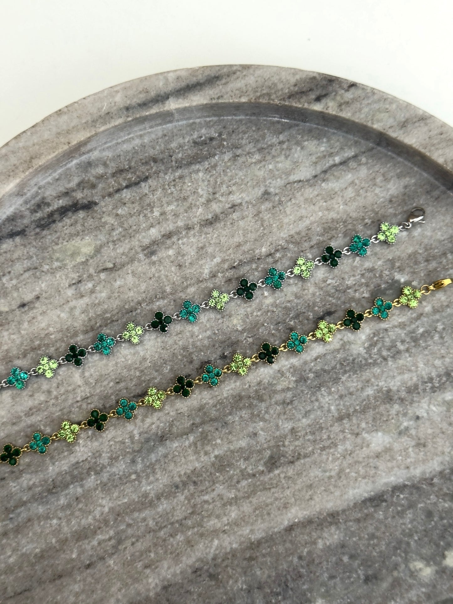 Emerald glam necklace