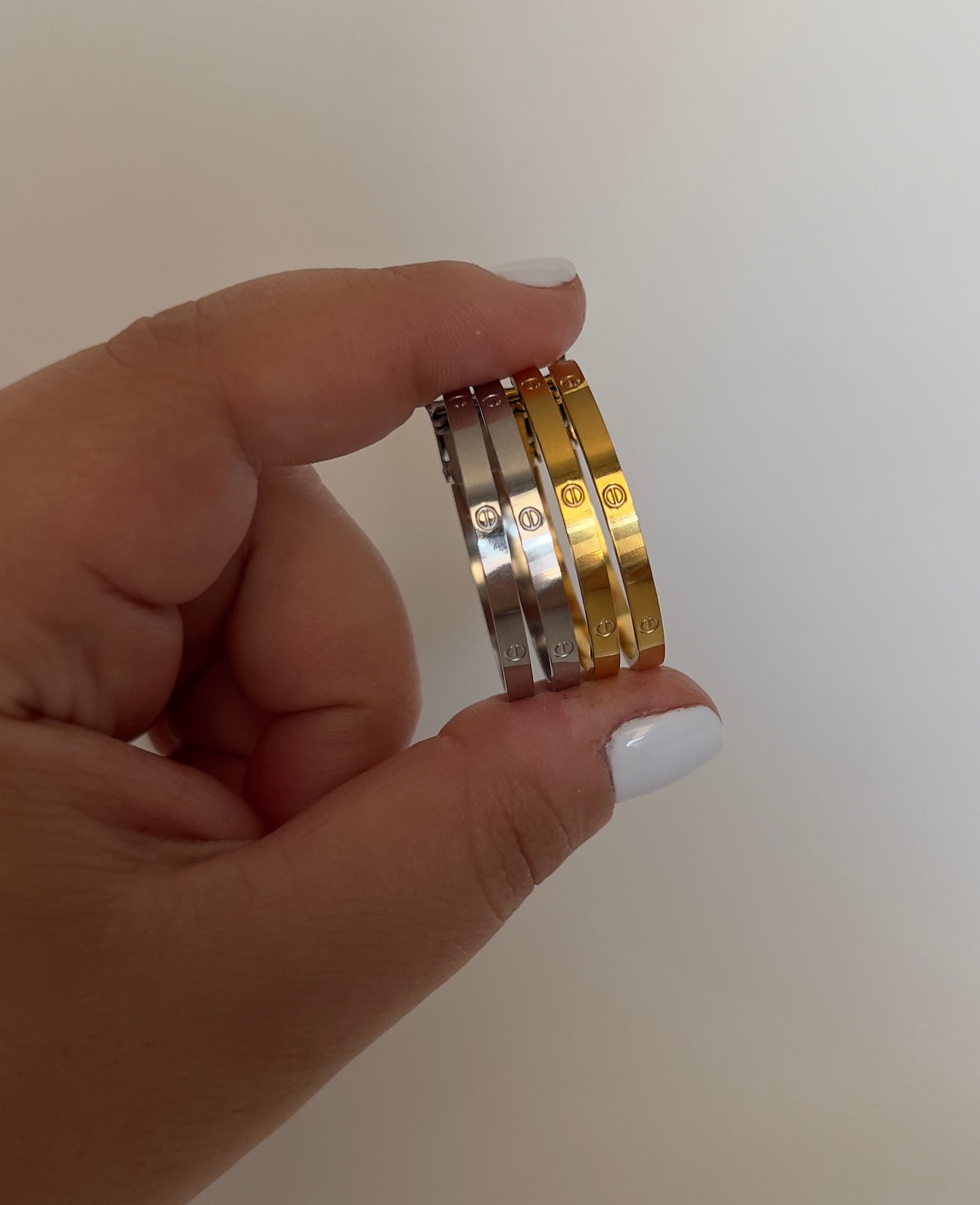 Cartier simple hoops