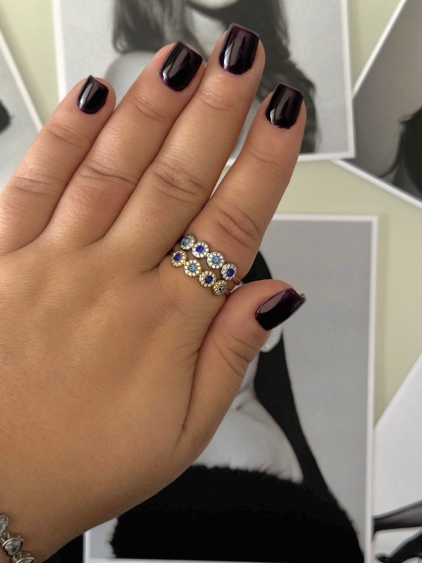 🔵 glam ring