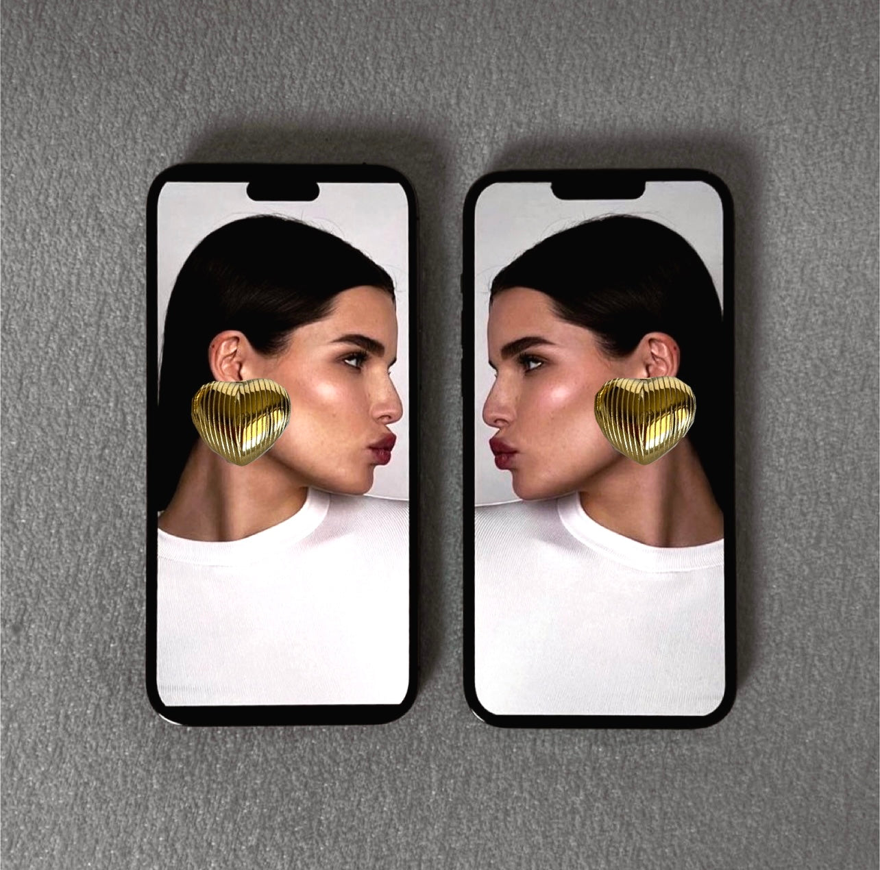 Bold 🩶 earrings