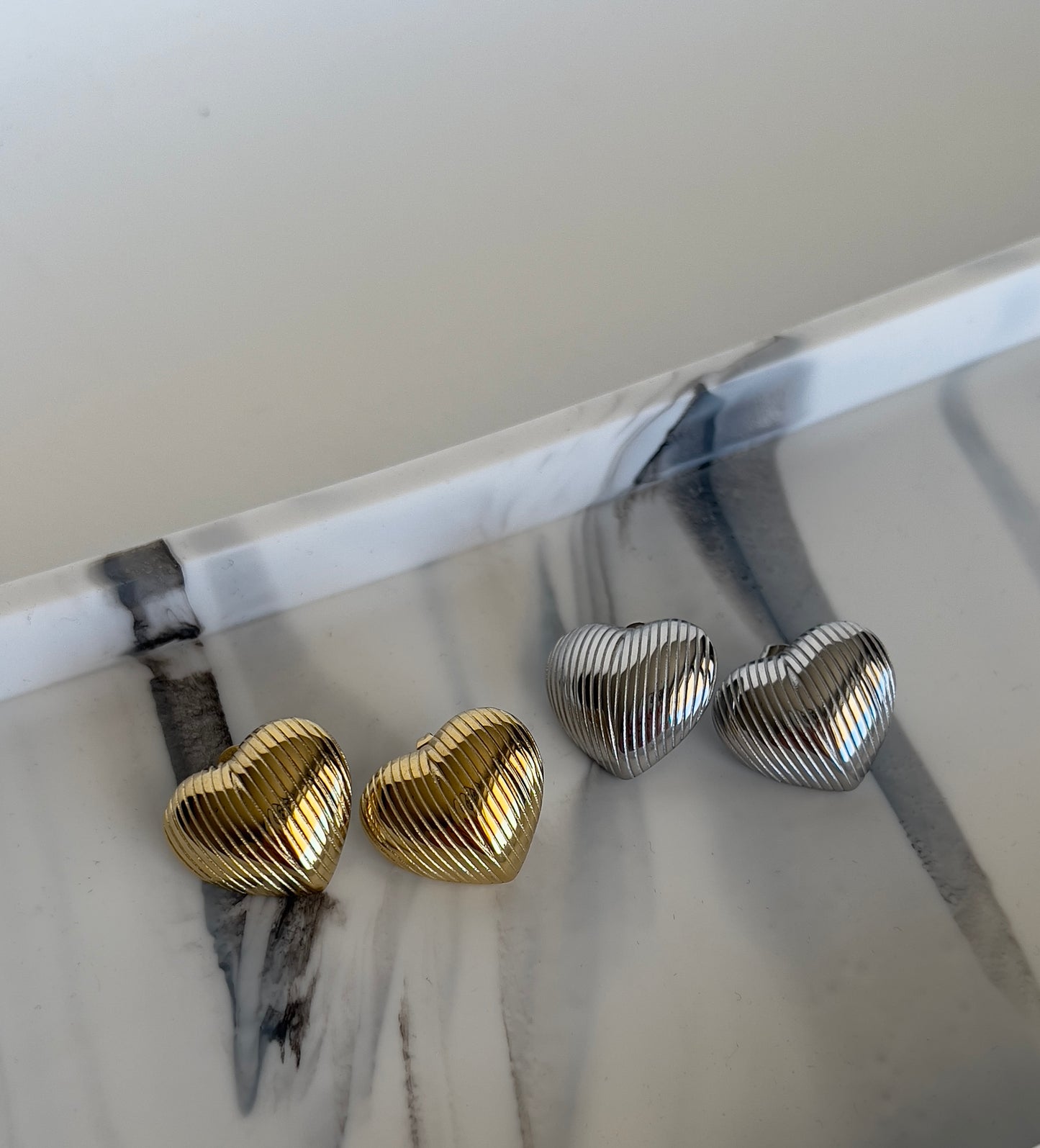 Bold Heart earrings