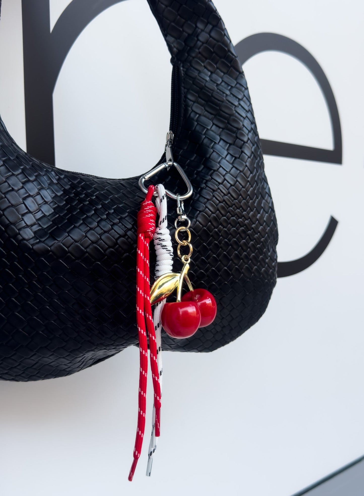 Simple 🍒 bag charm