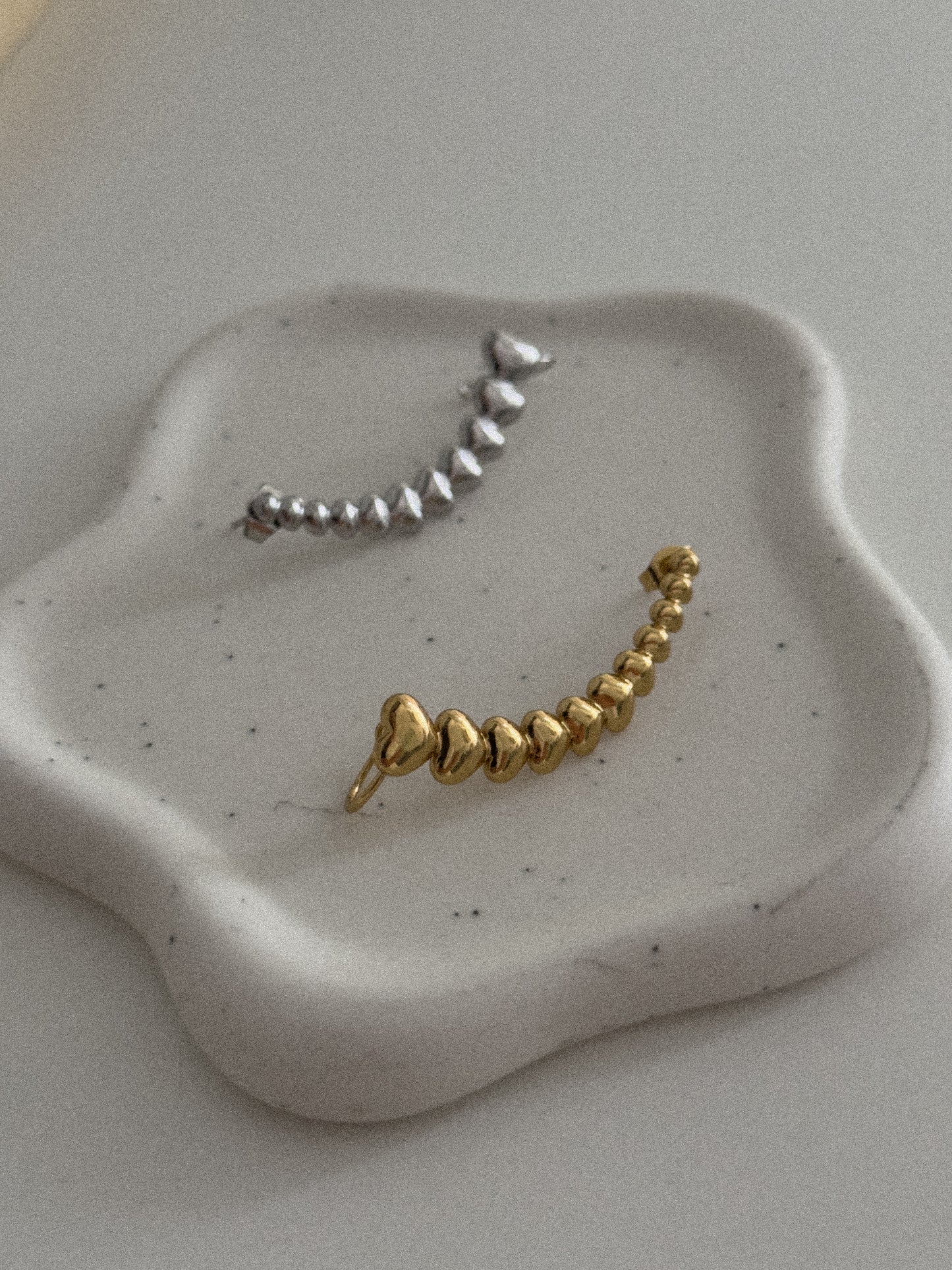 Ear cuffs with 🤍