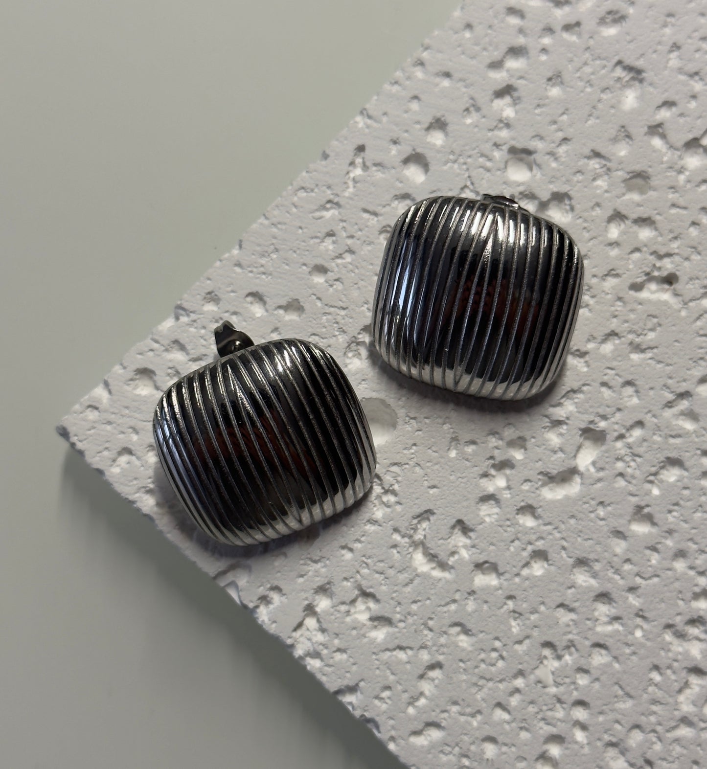 Bold square earrings