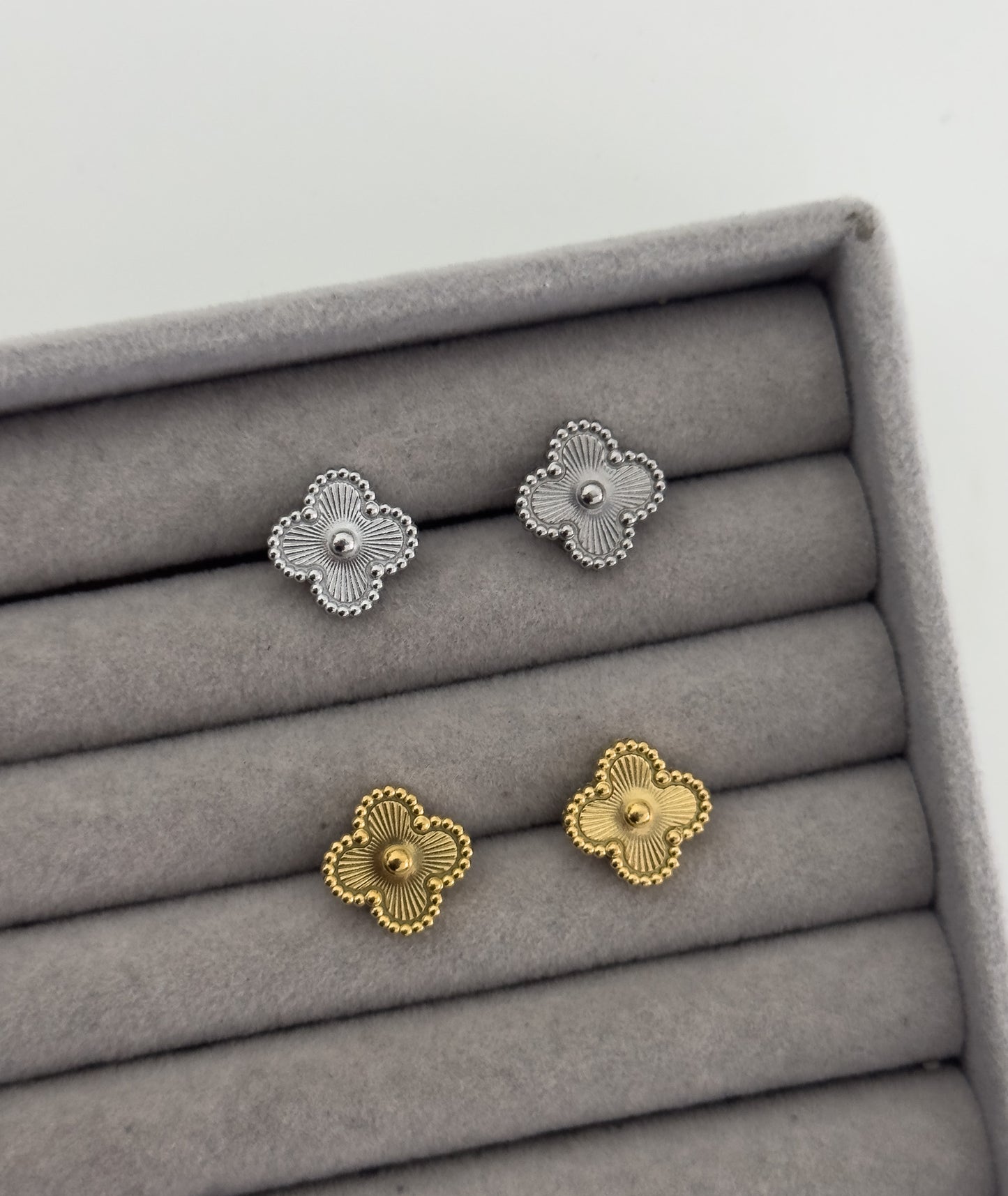 V c elegant earrings