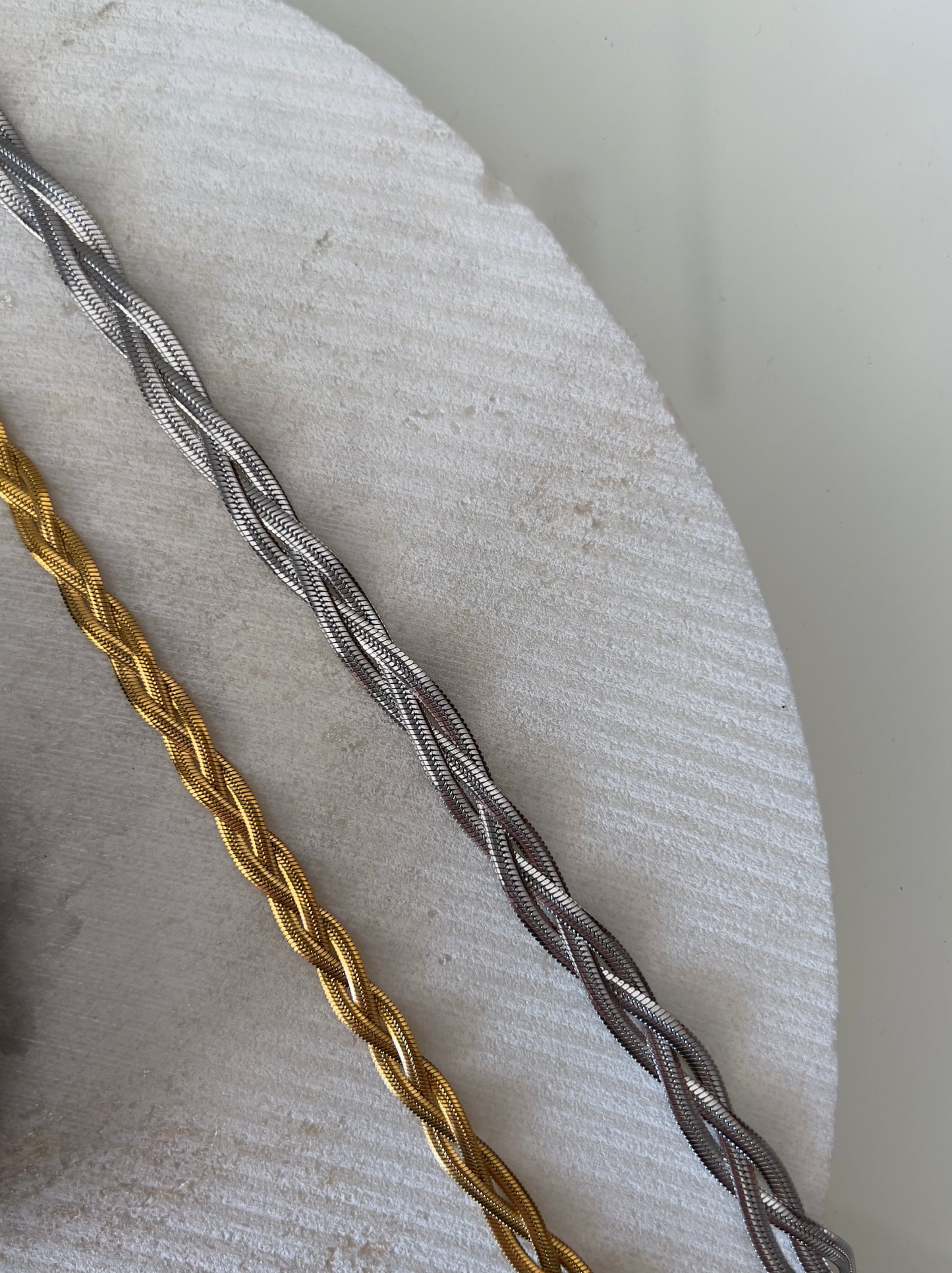 Double snake necklace