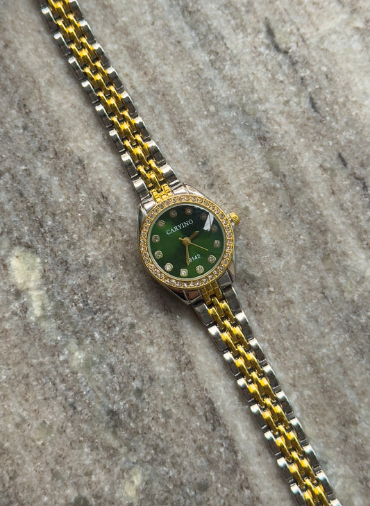 Nelda mixed-emerald