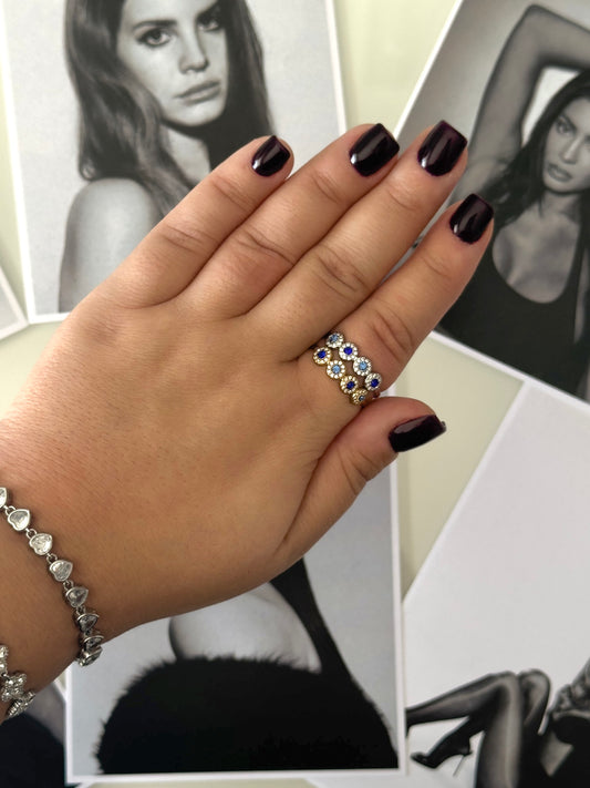 🔵 glam ring