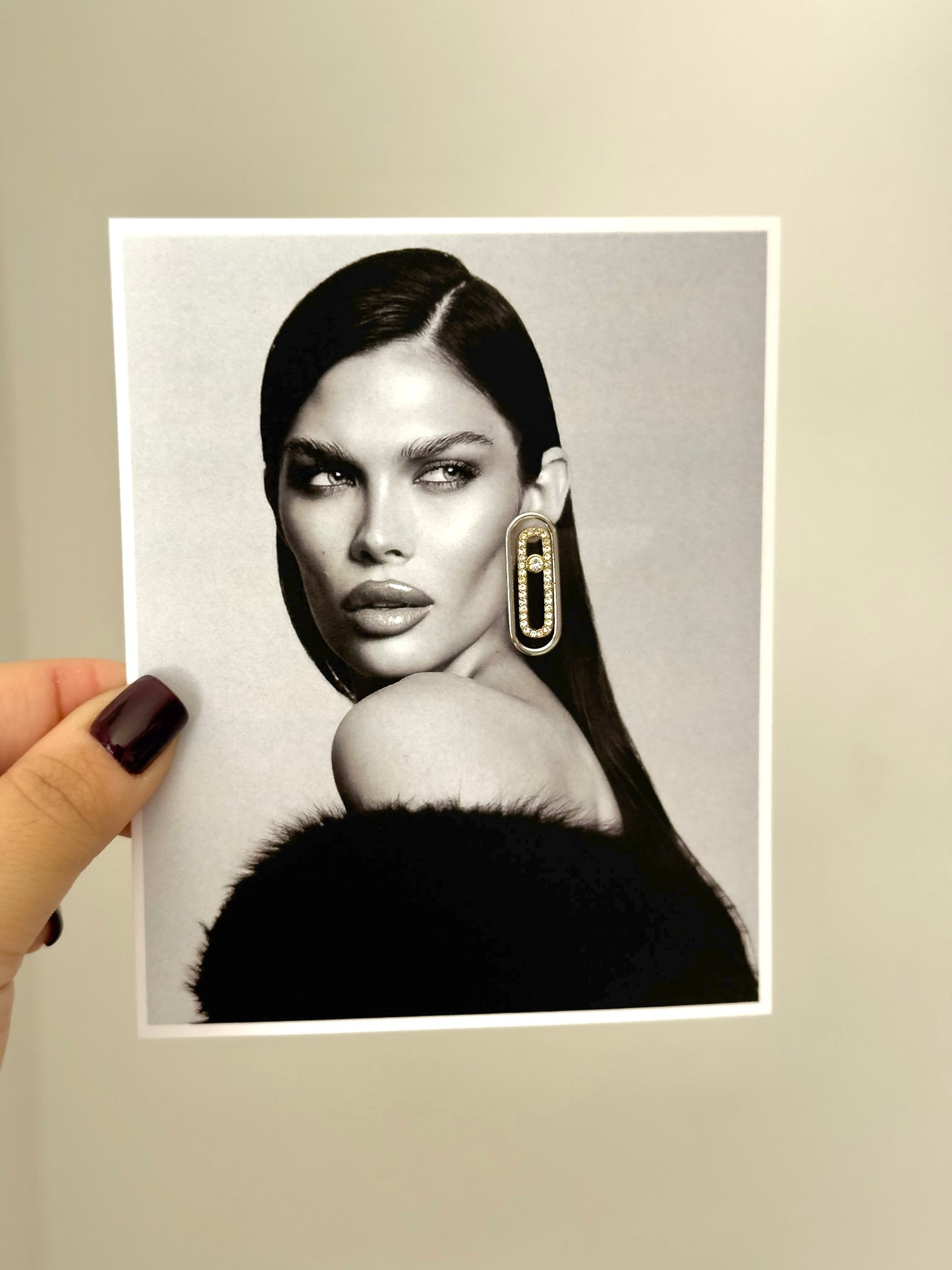 Mixed messikā earrings