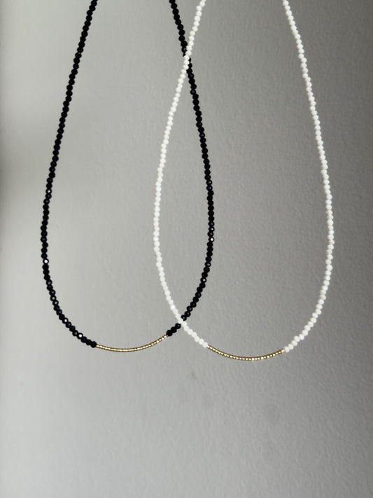 Mini Crystal handmade necklace