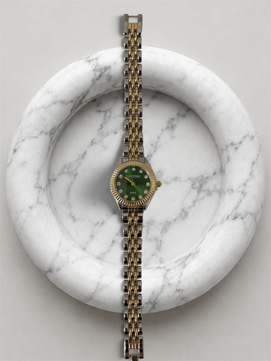 Mini love gold-emerald