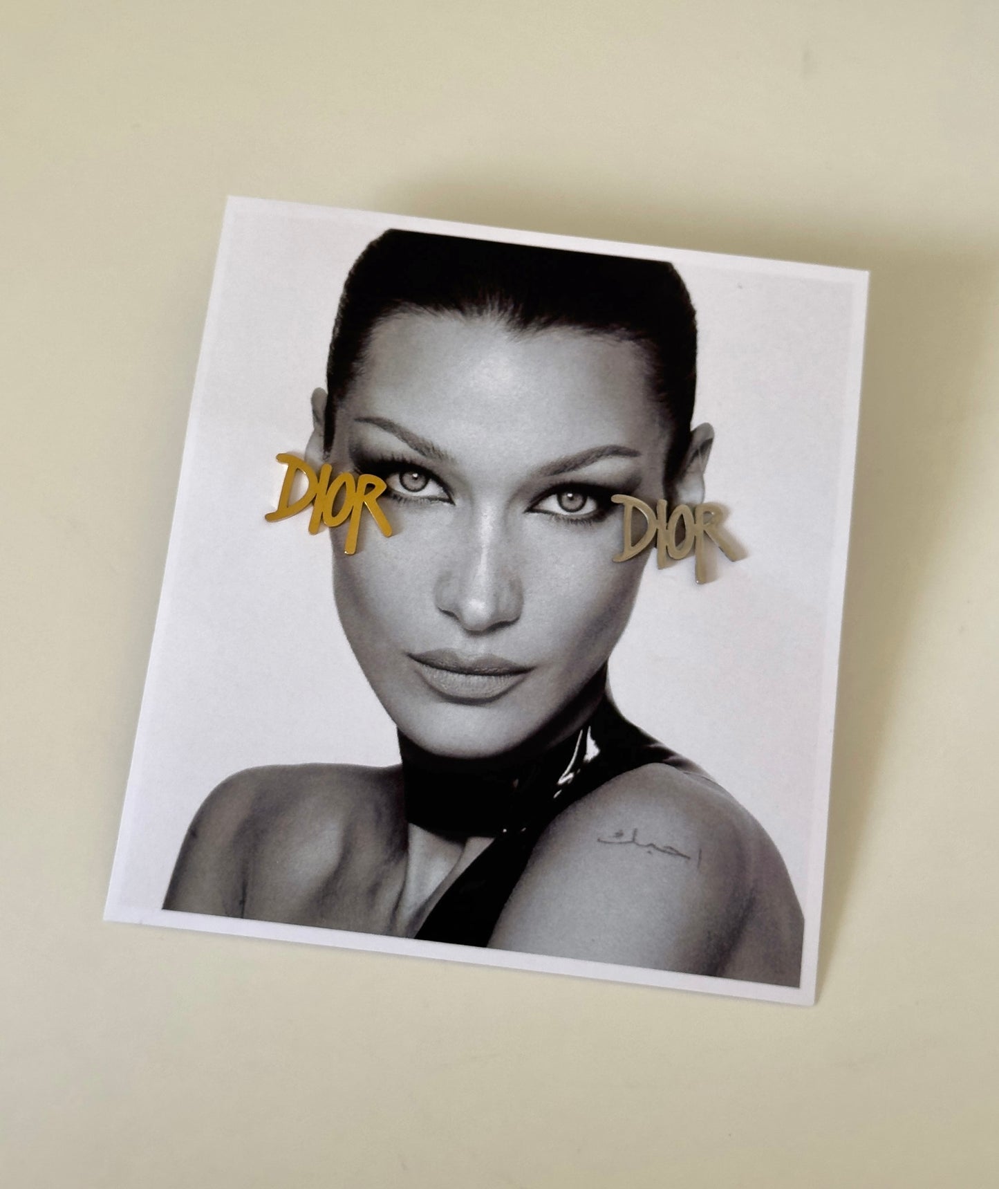 D earrings