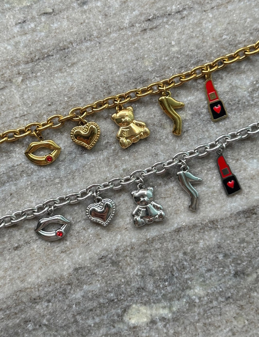 Bear charm bracelet