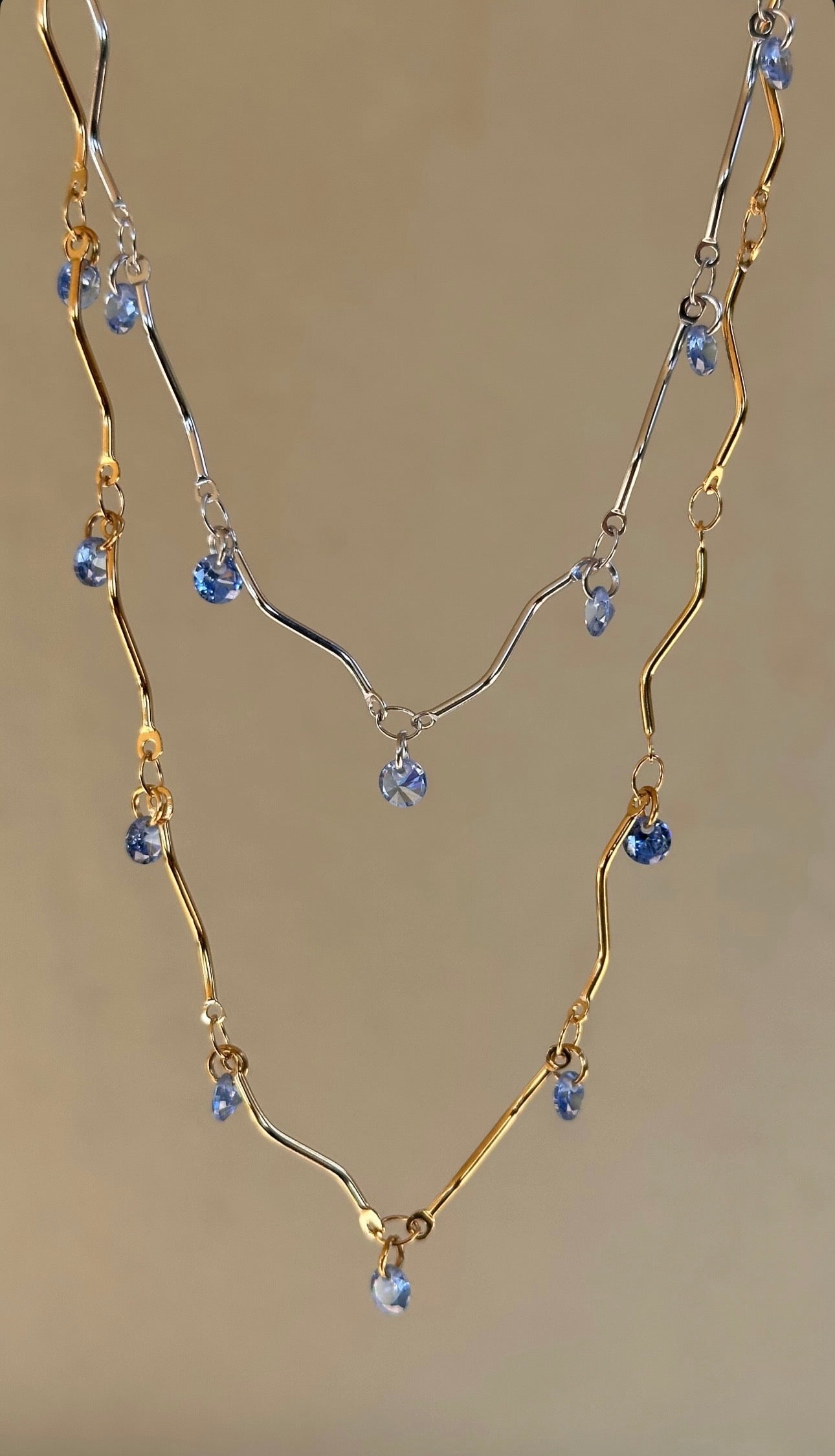 Blue crystals