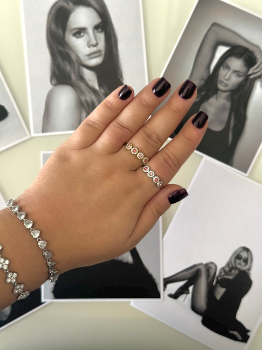 🟣 glam ring