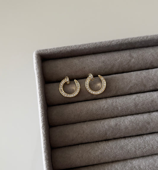Cartier type earrings