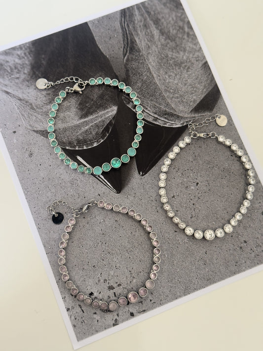 Crystal bracelet •SILVER EDITION•