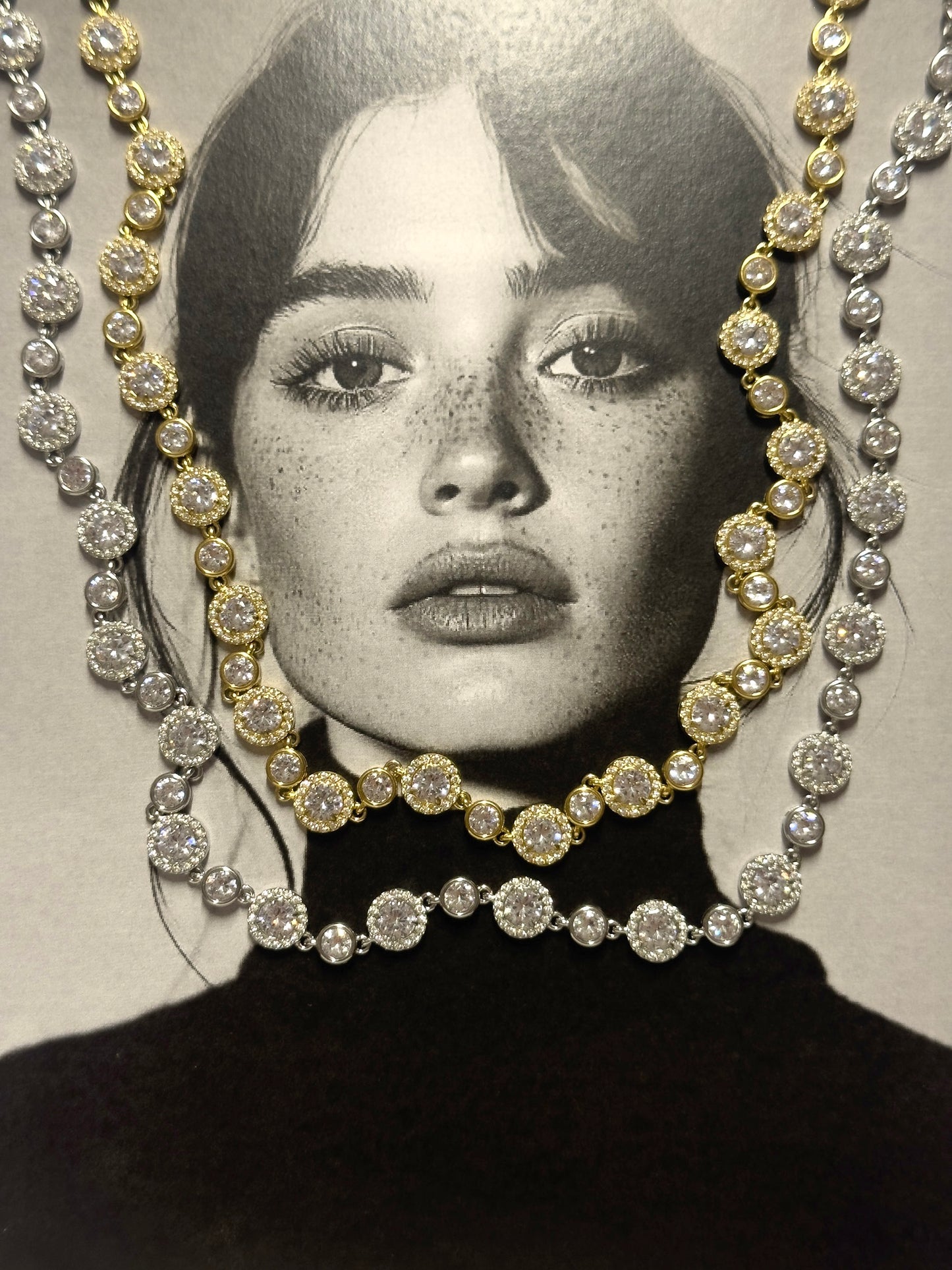 ⭕️ glam necklace