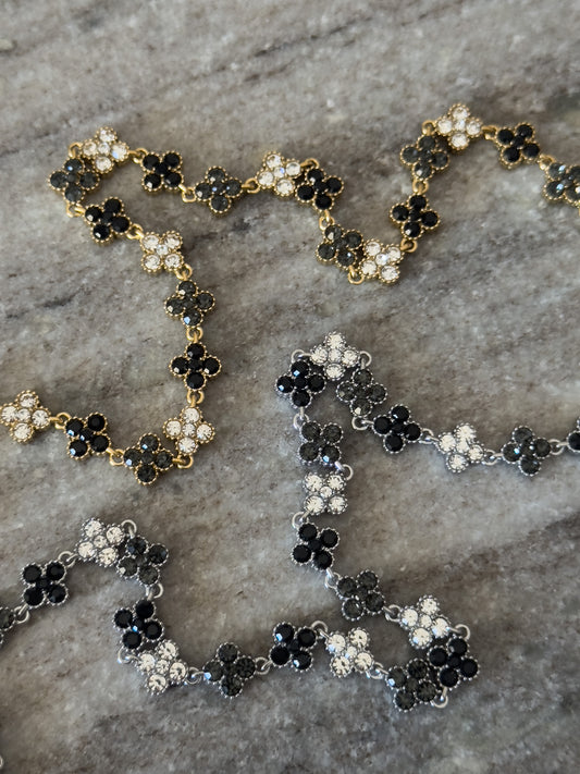 Black glam necklace