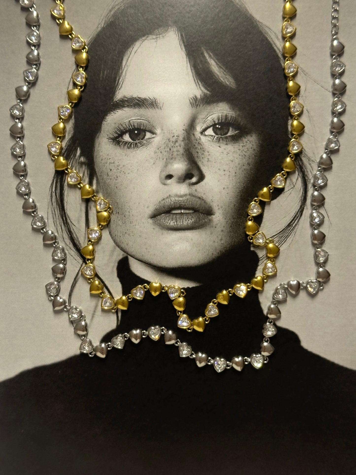🩶 glam necklace