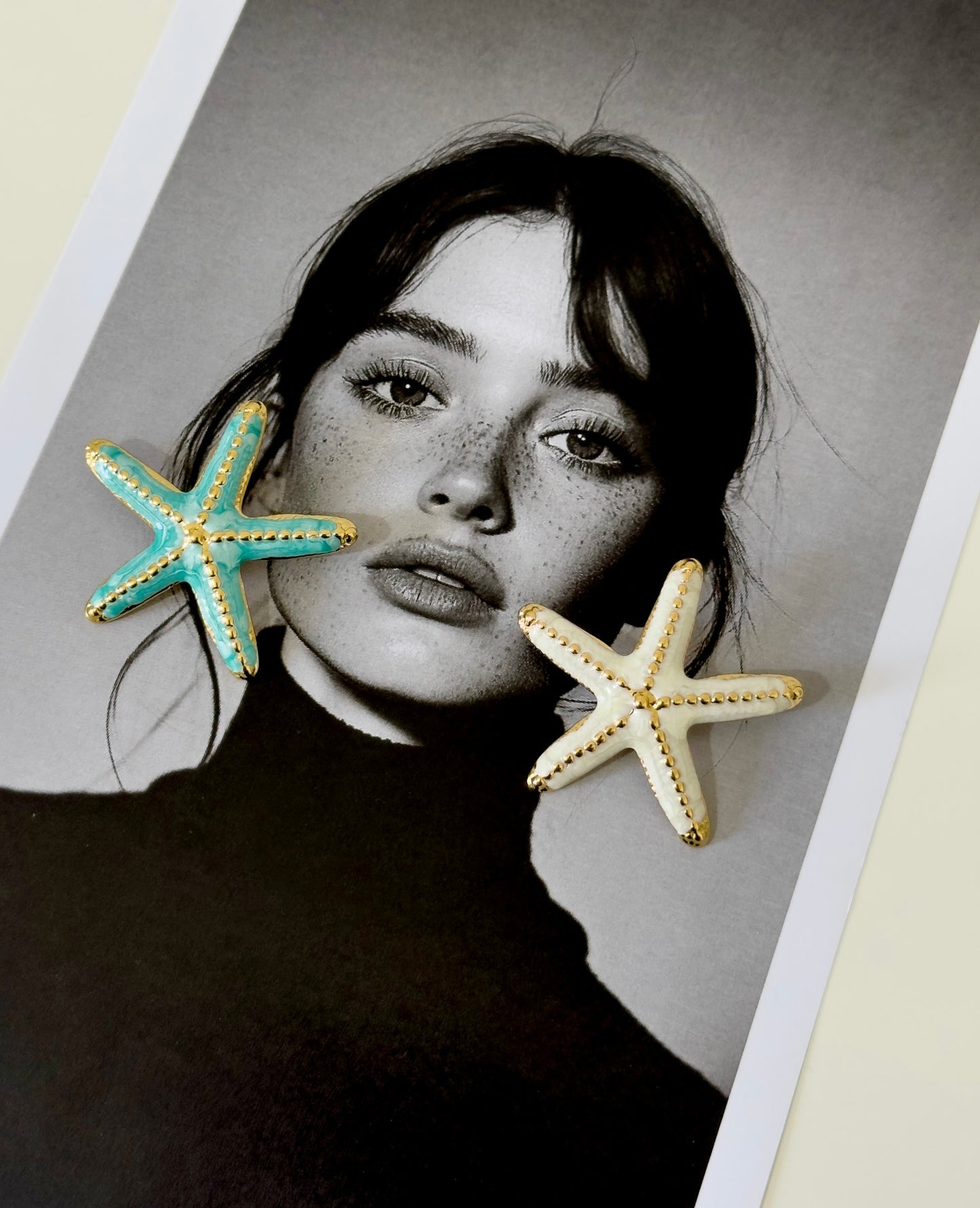 Big starfish earrings