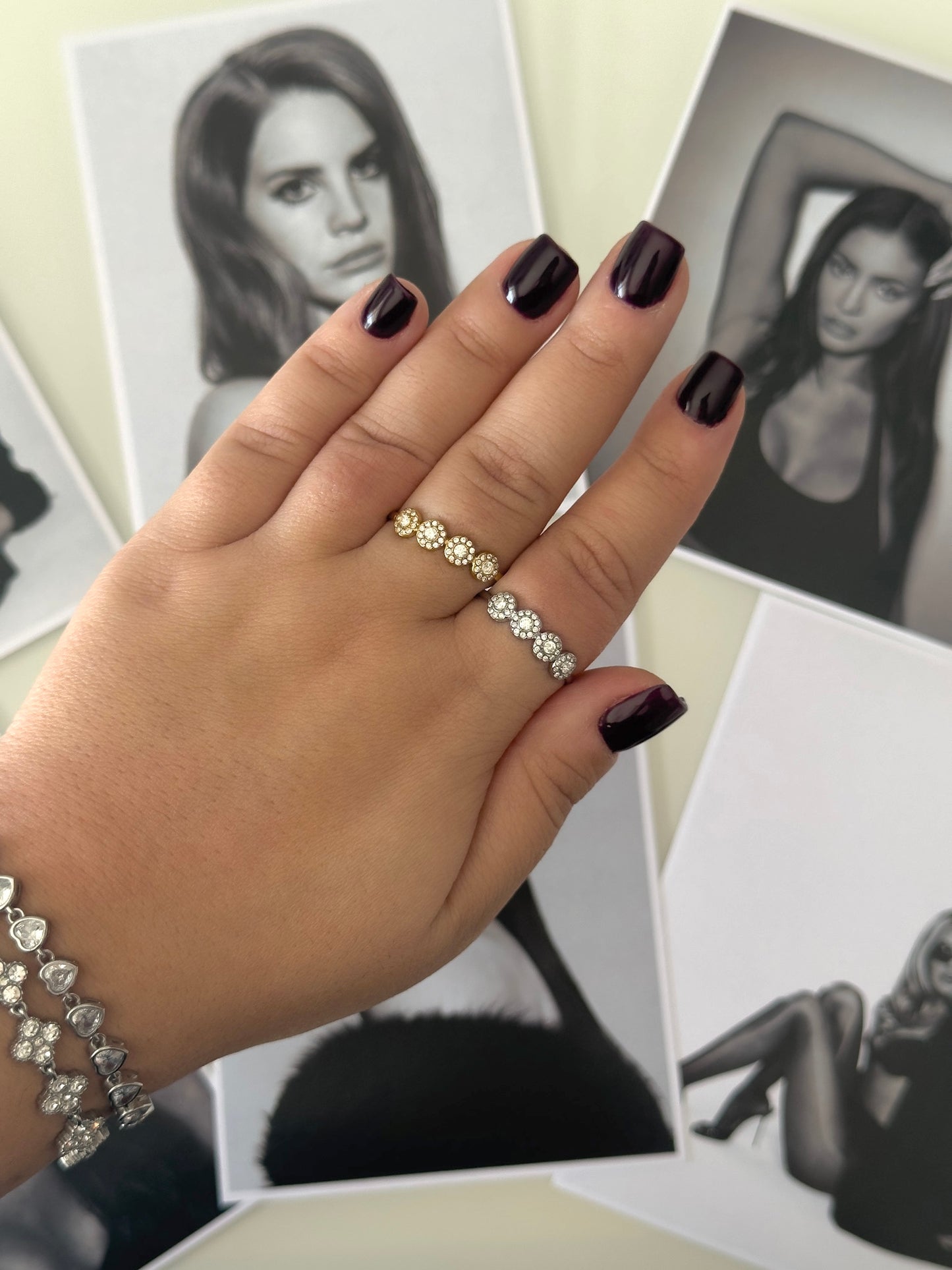 ⚪️ glam ring