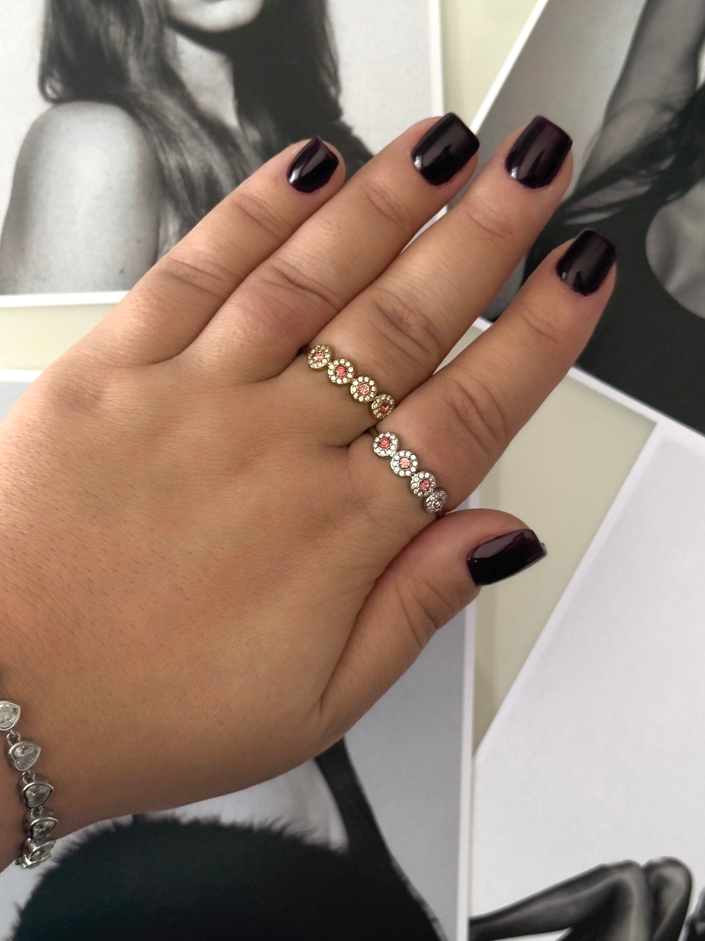 🟣 glam ring