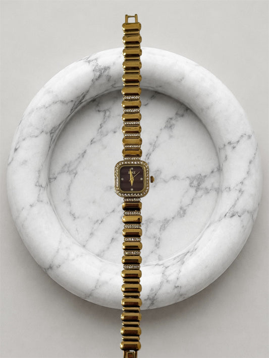 Stacy burgundy premium watch