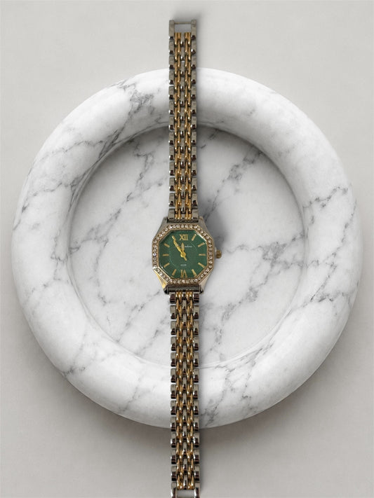Monica mixed-emerald