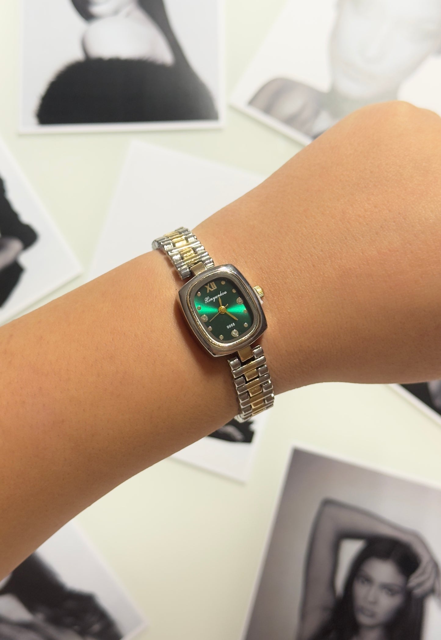 Gina mixed-emerald