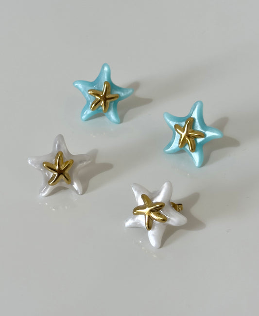 Starfish earrings