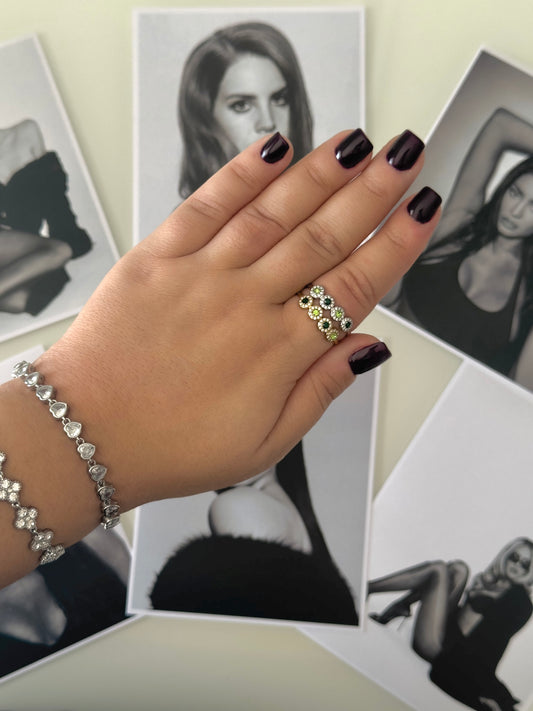 🟢 glam ring