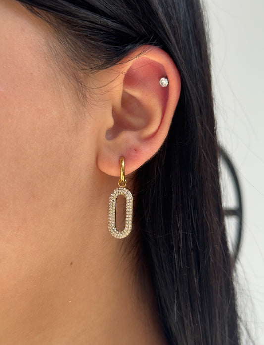 Big oval hoops