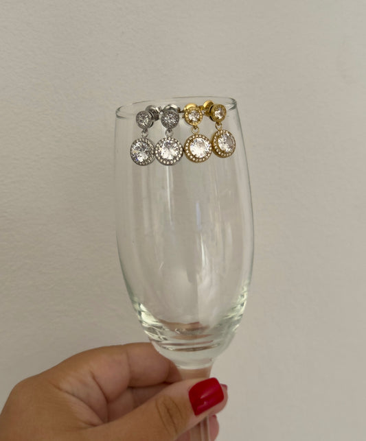 ⭕️ glam earrings