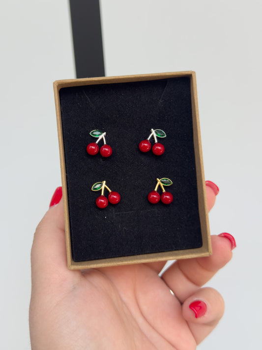 Red 🍒 earrings