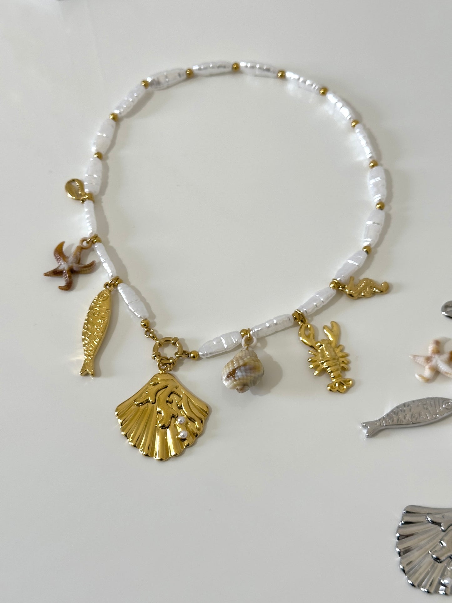 🐟 charm necklace