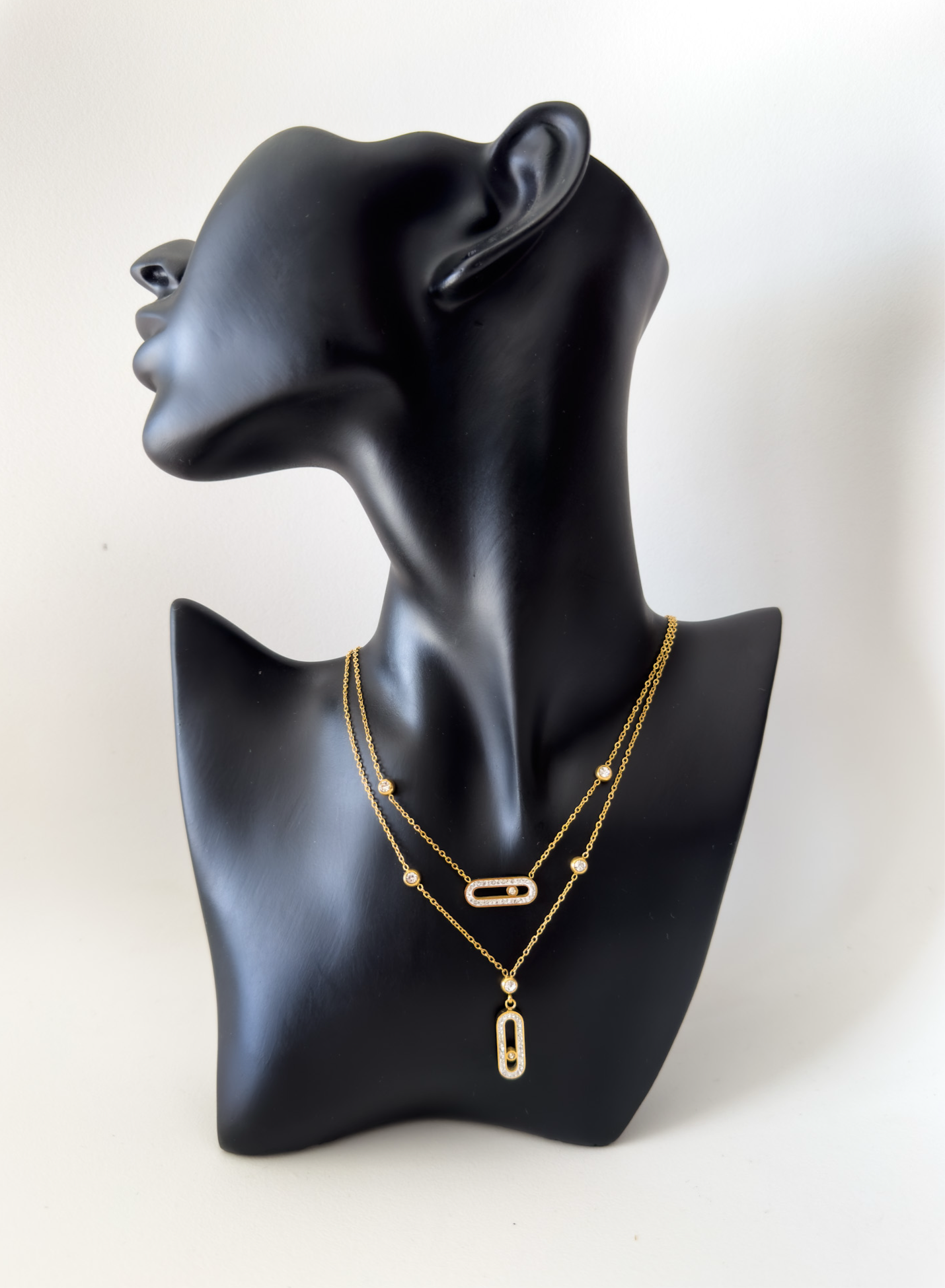 Double Messika necklace