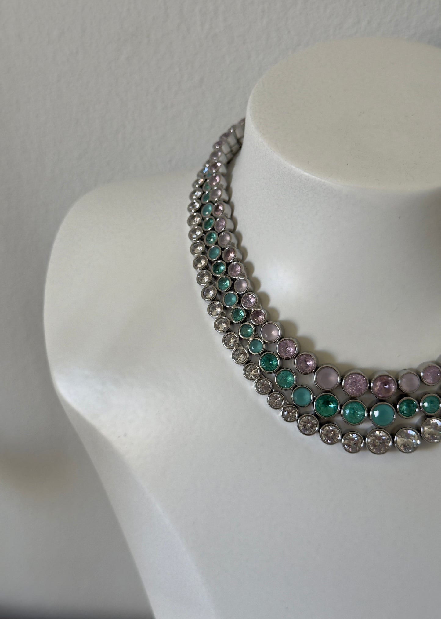 Crystal choker •SILVER EDITION•